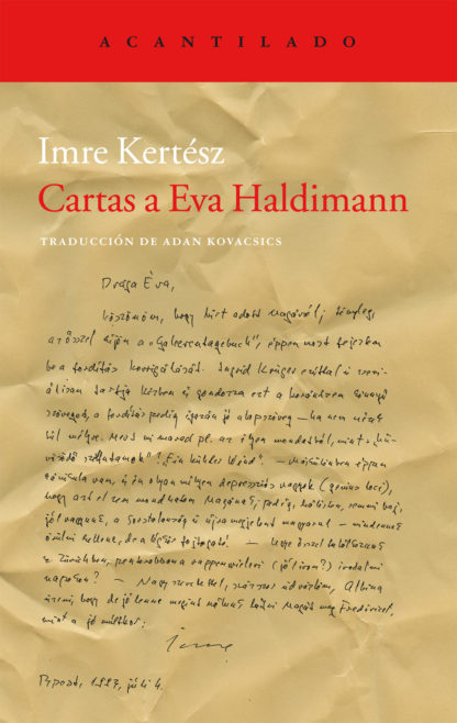 Cubierta del libro Cartas a Eva Haldimann