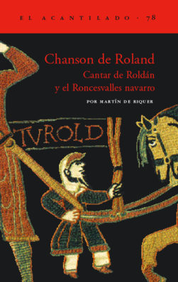 Cubierta del libro Chanson de Roland