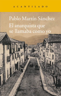Cubierta del libro El anarquista que se llamaba como yo
