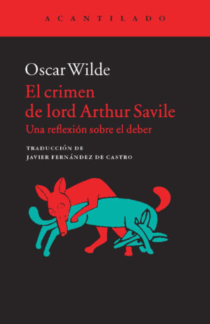 Cubierta del libro El crimen de Lord Arthur Savile