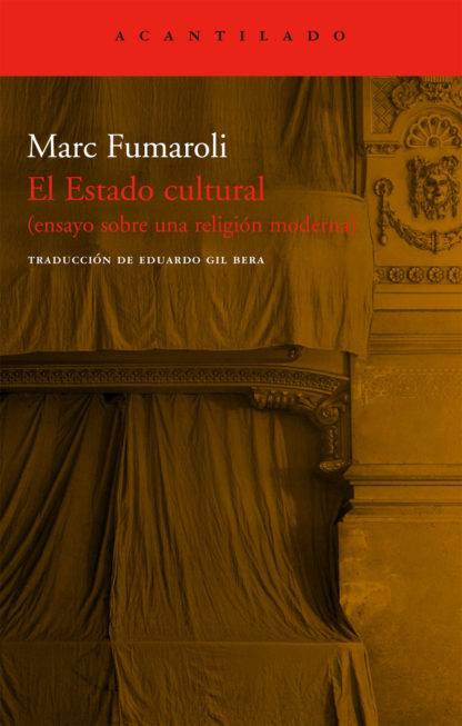 Cubierta del libro El Estado cultural