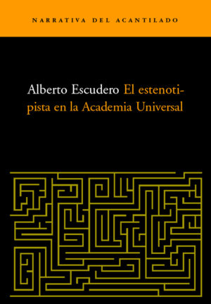 Cubierta del libro El estenotipista en la Academia Universal
