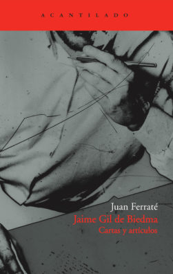 Cubierta del libro Jaime Gil de Biedma