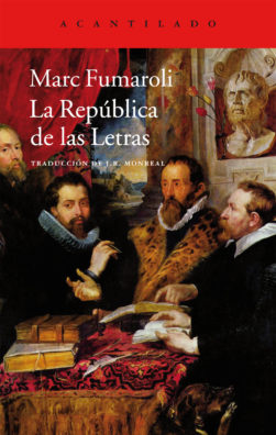 Cubierta del libro La República de las Letras