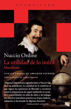 Cubierta del libro La utilidad de lo inútil