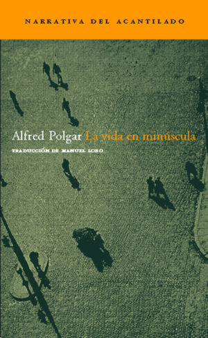 Cubierta del libro La vida en minúscula