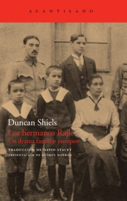 Cubierta del libro Los hermanos Rajk