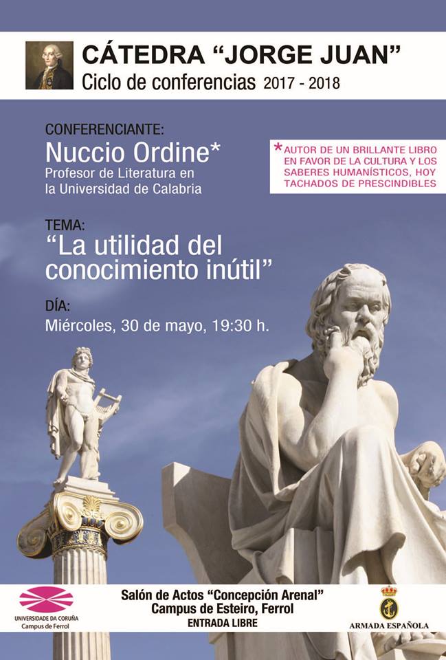 Nuccio Ordine en Ferrol