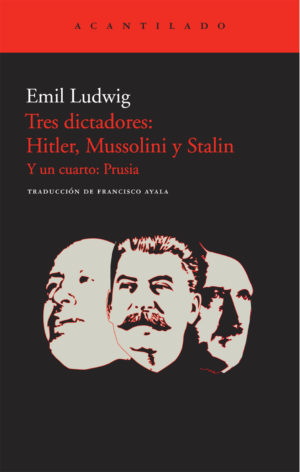 Cubierta del libro Tres dictadores: Hitler