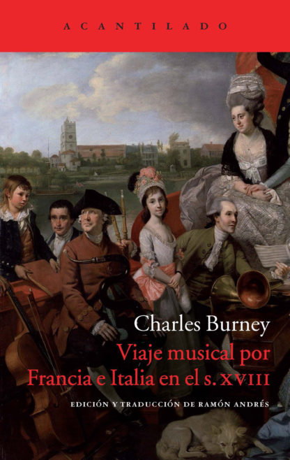 Cubierta del libro Viaje musical por Francia e Italia en el s. XVIII