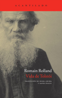 Cubierta del libro Vida de Tolstói